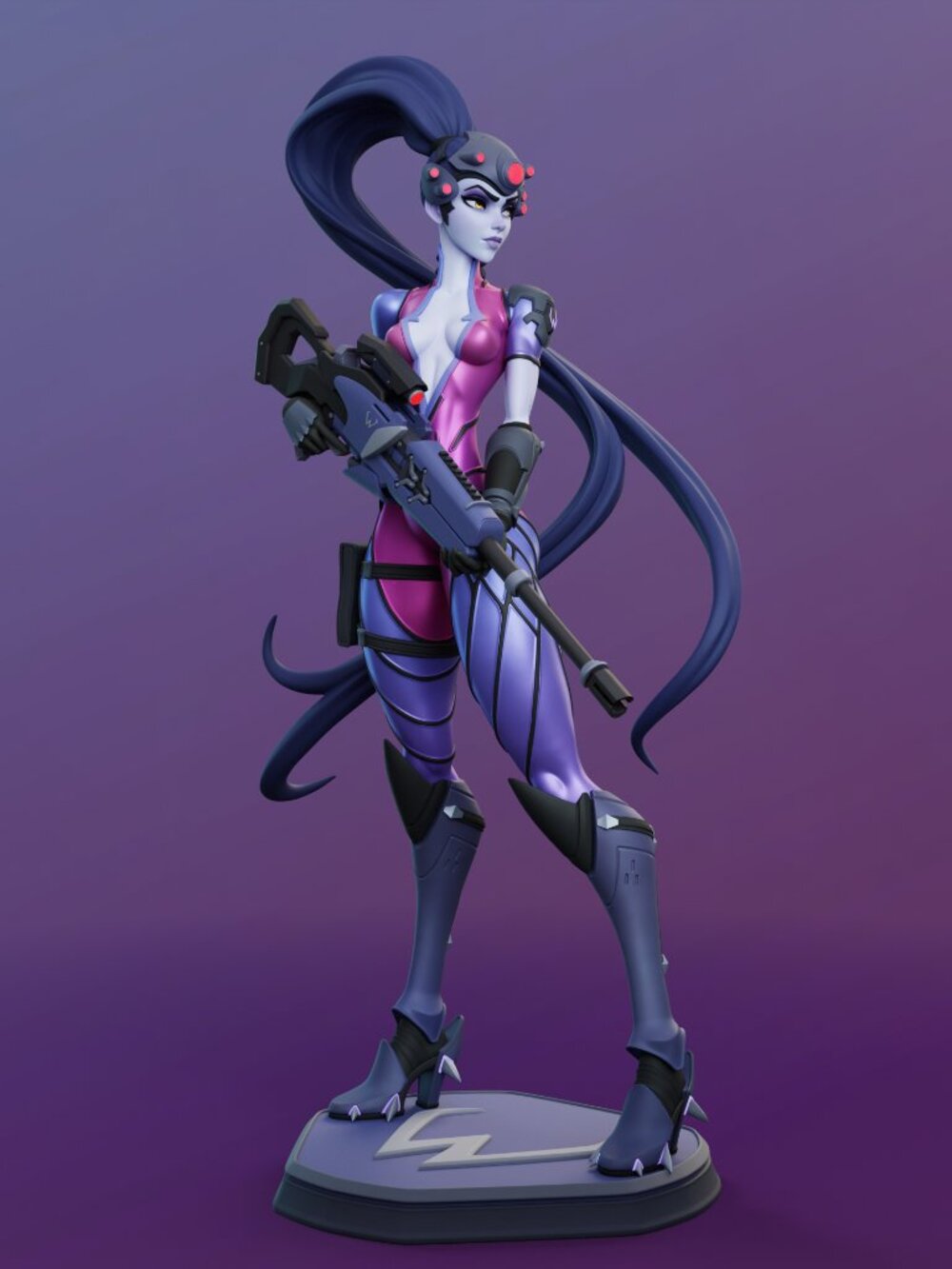 Widowmaker from Overwatch Resin Statue Part Kit